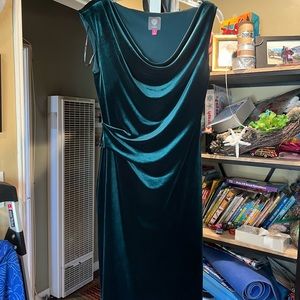 Vince Camino Green Velvet dress